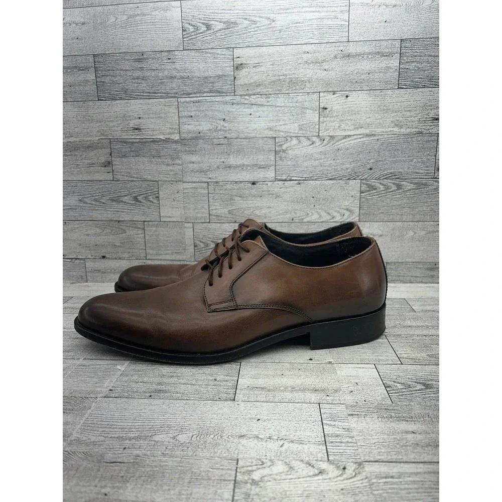 To Boot New‎ York Adam Derrick Oxford Dress Shoes Brown Leather Size 10M